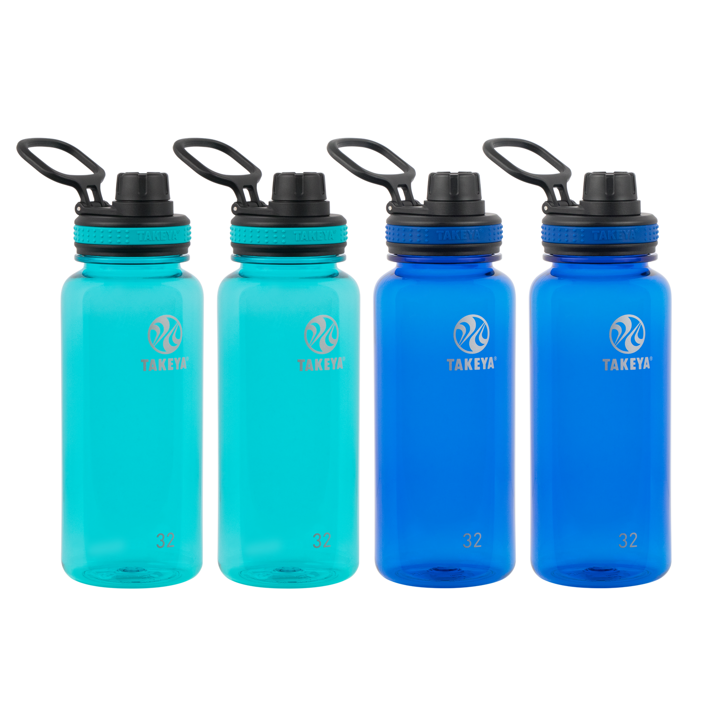 tritan-water-bottle-with-spout-lid-4-pack-g1 50276-Tritan-Spout-32-4pk-Ocean-Royal-angle.png