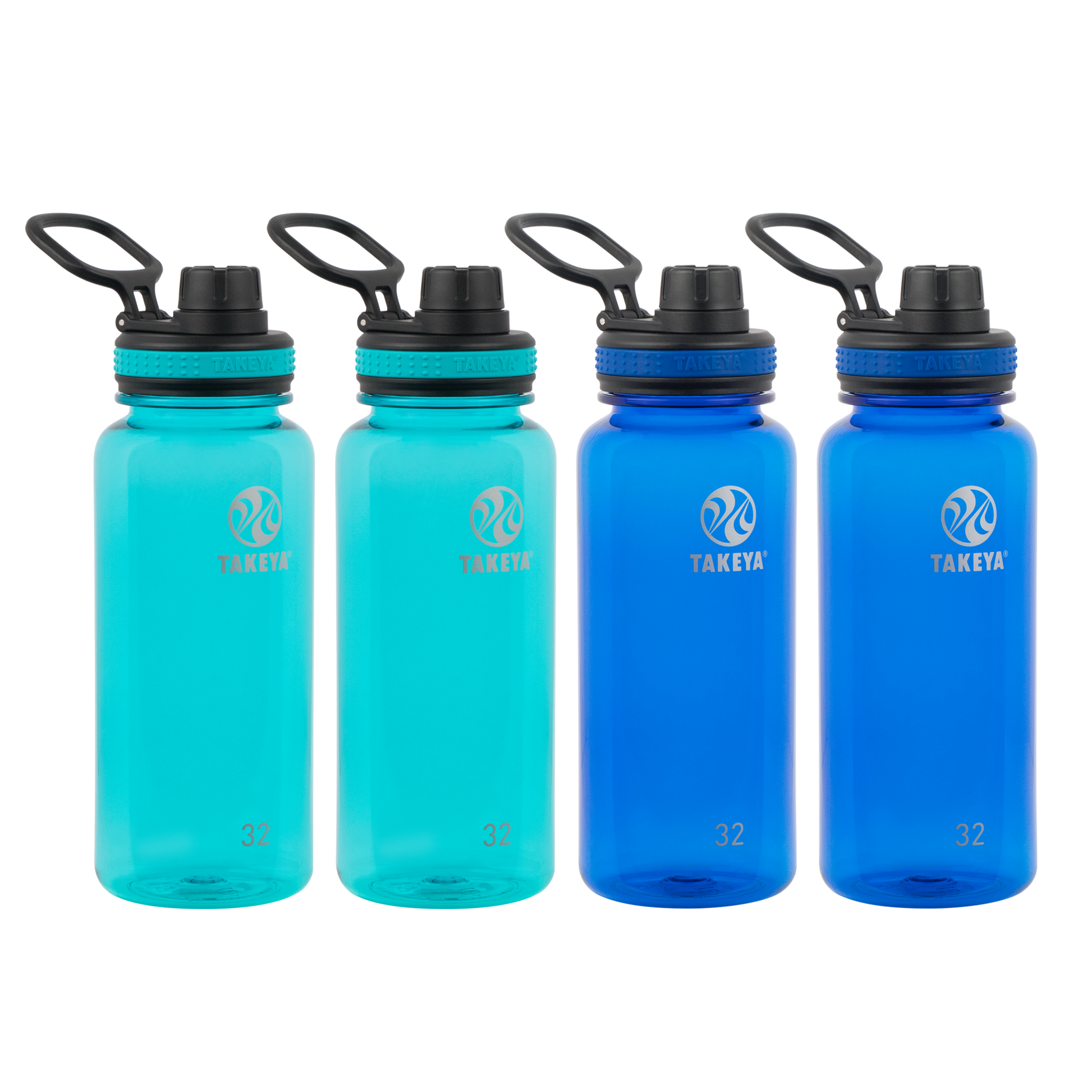 tritan-water-bottle-with-spout-lid-4-pack-d5 50276-Tritan-Spout-32-4pk-Ocean-Royal-angle.png