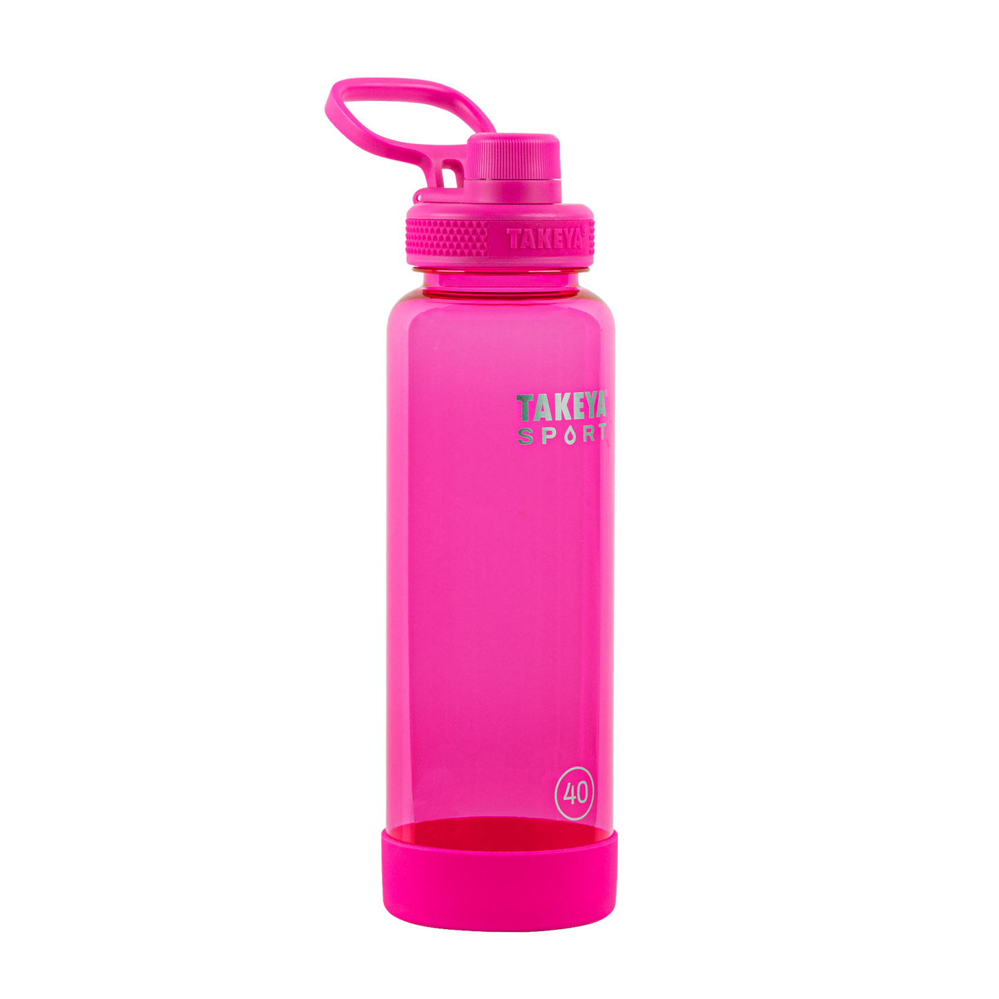 tritan-sport-water-bottle-with-spout-lid-m8 52030-TKS-Tritan-Spout-40-PinkSweep-frontangle.png